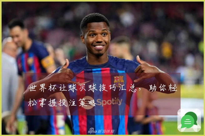 世界杯让球买球技巧汇总，助你轻松掌握投注策略